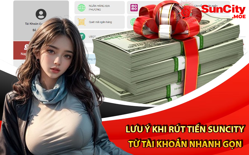 Lưu Ý Khi Rút Tiền Suncity từ Tài Khoản Nhanh Gọn